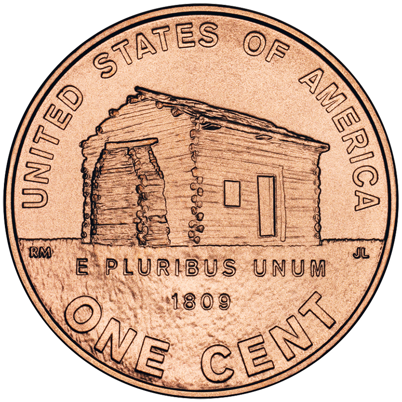2009 Lincoln Cent Penny Birth & Childhood in Kentucky Uncirculated Reverse