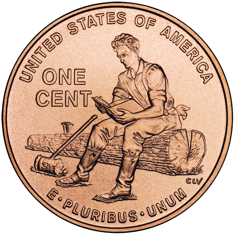 2009 Lincoln Cent Penny Youth in Indiana Uncirculated Reverse