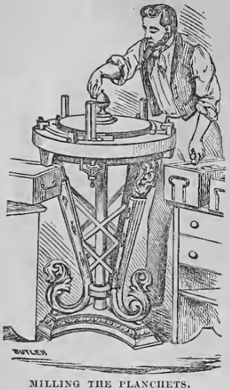 Drawing of a man dropping coins into a machine